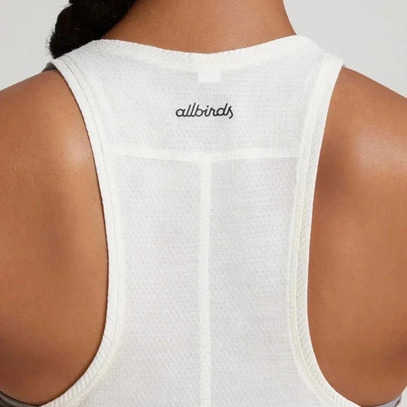 Allbirds Natural Run Tank Natural White NEW Size S - Picture 3 of 5